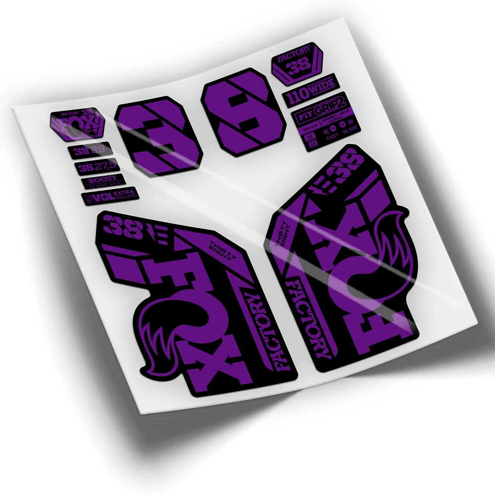 Adesivi Per Forcella Fox 38 - Heritage Collection 2021 | Resistenti Alle Intemperie - Foto 2