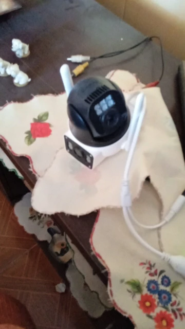 8MP 4G Sim Card Camera Dual Lens Dual Screen Wireless WiFi Outdoor Surveillance Human Detect Security Protection PTZ IP Cameras photo review