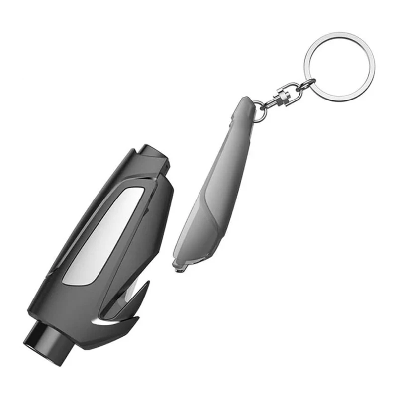 Mini Sicherheit Hammer Schlüsselanhänger Auto Fenster GlasBrecher Rettungs  hammer Sicherheitsgurt Cutter Auto Lebensrettende Flucht Werkzeug