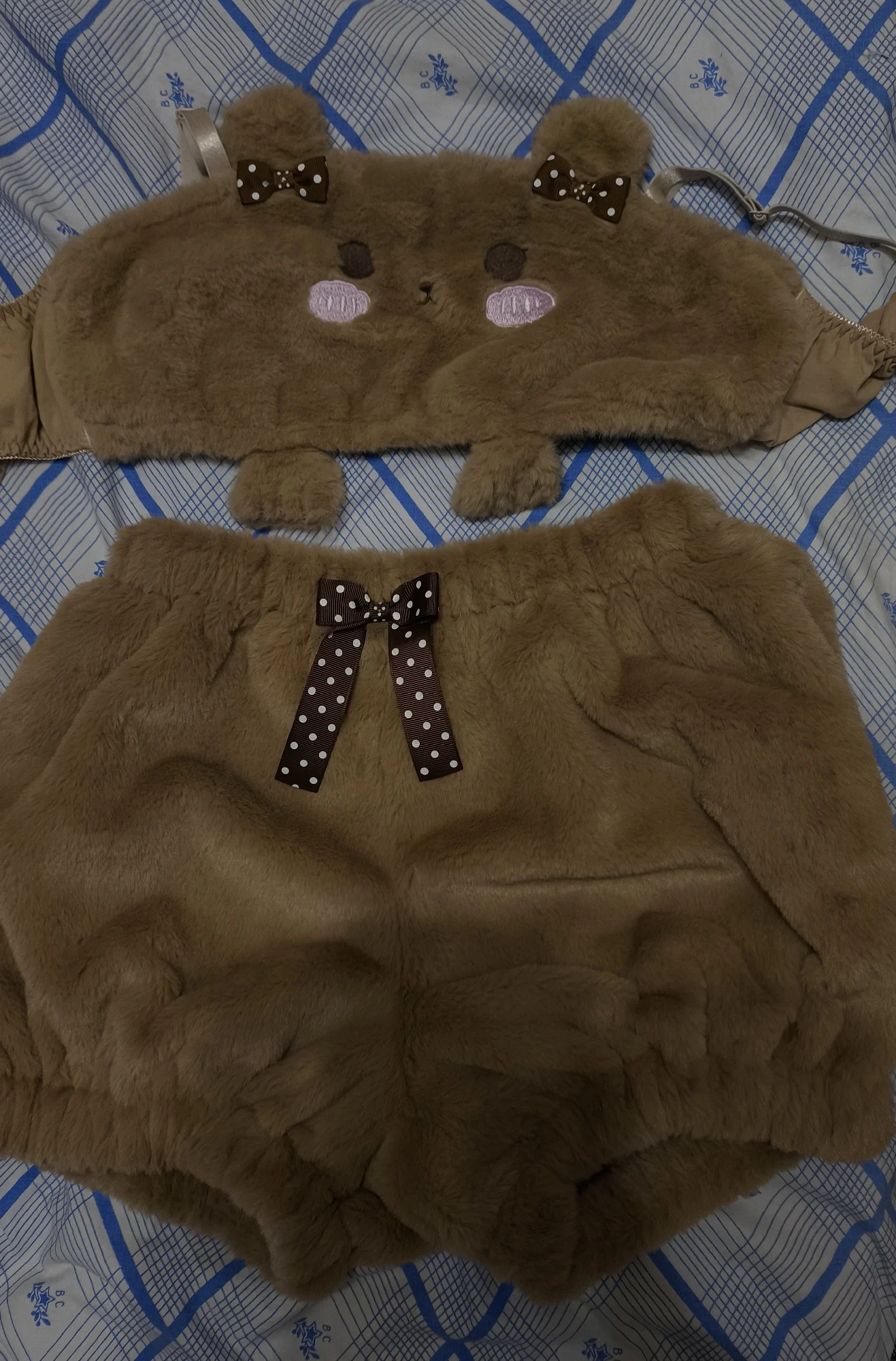Soft Plush Bear Pajamas - Kawaii Clothes photo review