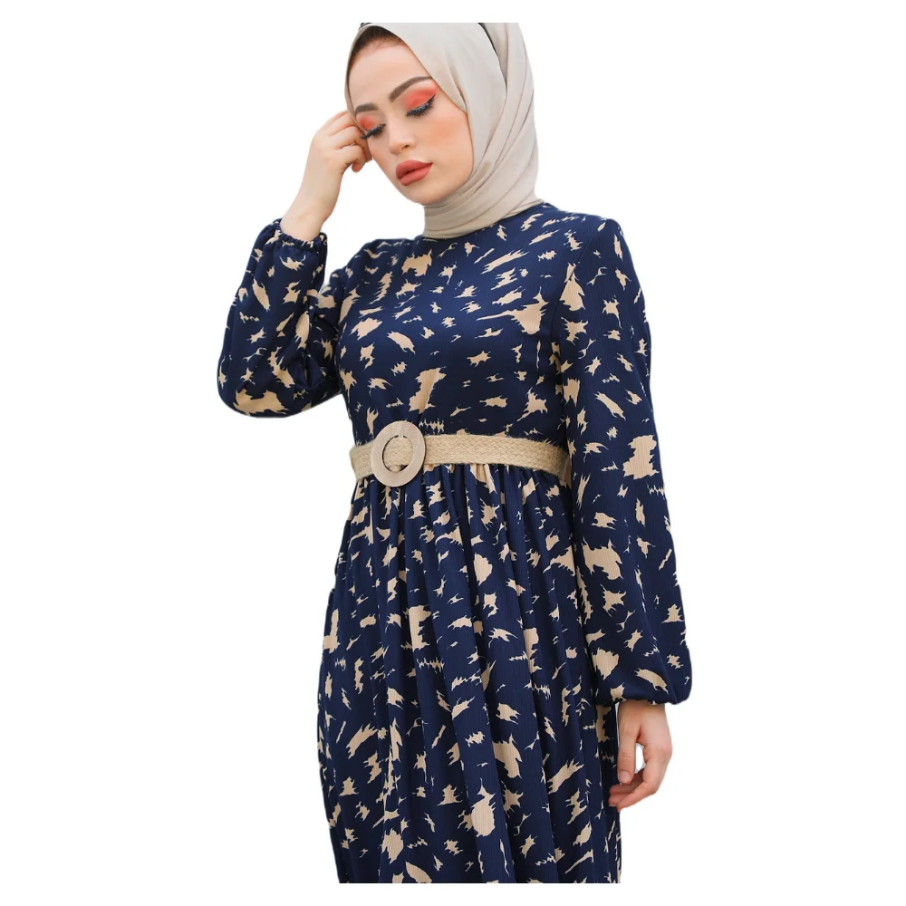 

Muslim Long Women Dress Abaya Four Seasons Ruffled Gathered Waist Turkish Turkey Sets Fashion Hijab Islamic Tunic 2023 Casual Jilbab Ramadan Stylish Black Navy Blue Mink Fashion Aesthetic Beauty Long Useful Flexible