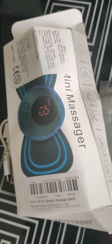 Tragbares EMS Nackenmassagegerät - Muskelstimulator für Nacken- und Rückenschmerzlinderung photo review