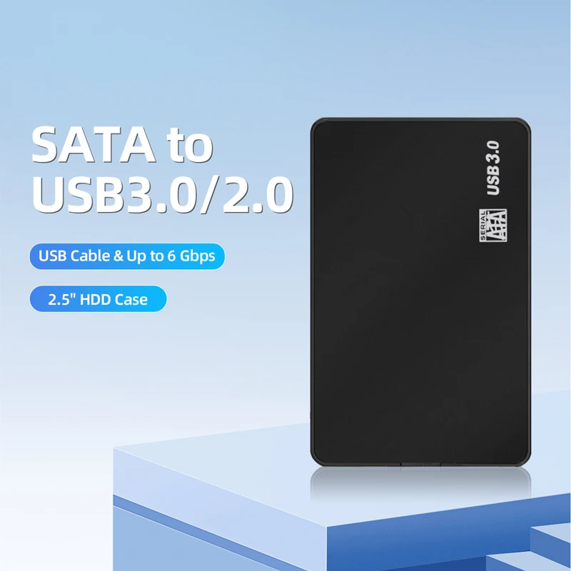 External hard drive case USB 3.0 To 2.5 Inch Hard Drive Case SATA HDD SSD Enclosure 5Gbps For PC Laptop Smartphone