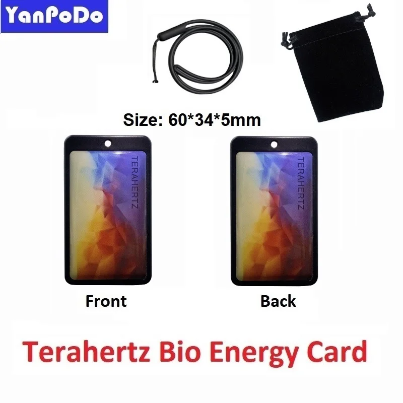 Quantum Energy Chip Card with Custom Logo and Carrying Bag