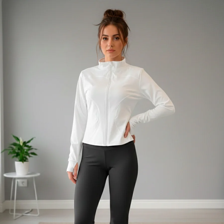Sudadera Deportiva Slim Fit – con Ojal para Pulgar