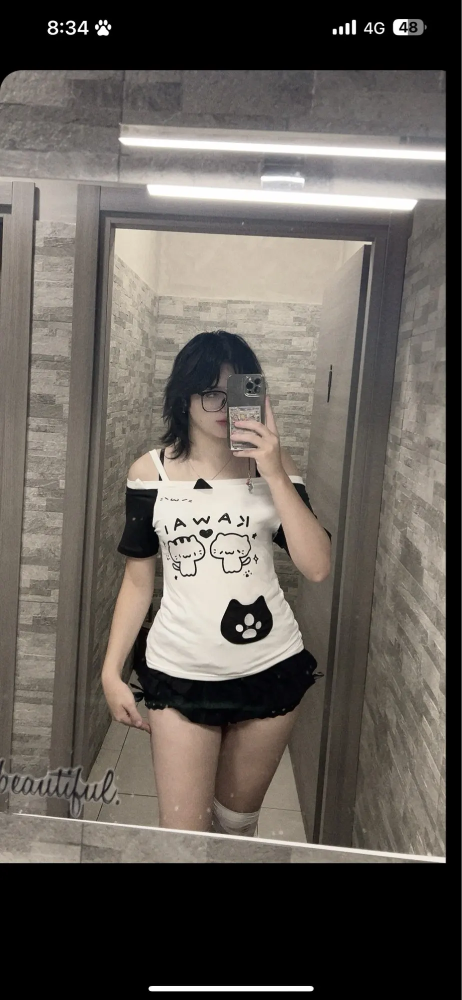 Neko Pair Kawaii Top - Cutecore Aesthetic photo review