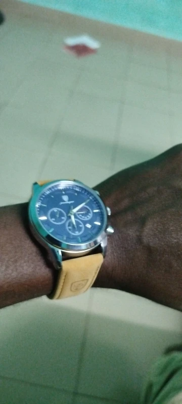 Poedagar relógio de quartzo masculino luxo esportes à prova dwaterproof água cronógrafo luminoso data homem relógio de pulso negócios couro relógios masculinos photo review