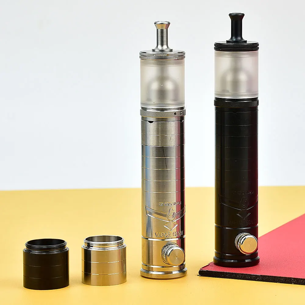 

wolfcoolvape Taifun gtr rta mtl tank Vapor Giant V2.5 Mini Mech Mod 23mm 316ss Mechanical Mod fit 18350/18500/18650 battery