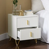 SoBuy FBT115 прикроватная тумбочка с 2 ящиками для коробки, пружинная кровать, диван, столик, приставной столик, столик для телефона, прикроватная тумбочка — изображение 3