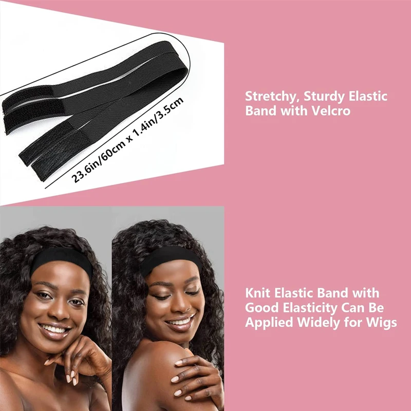 7pcs/Set Tint Mousse Slick Broken Back Hair Wax Stick Edges Control Gel Remover Waterproof Lace Wig Glue Elastic Band Brush Kit 6