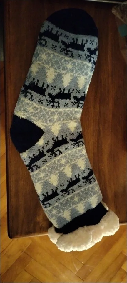 Flauschige Wintersocken mit niedlichen Tiermotiven photo review