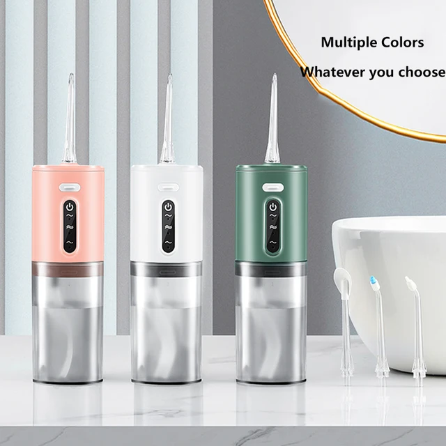 휴대용 치과 워터 제트 물 탱크 치아 클리너, 구강 세정기