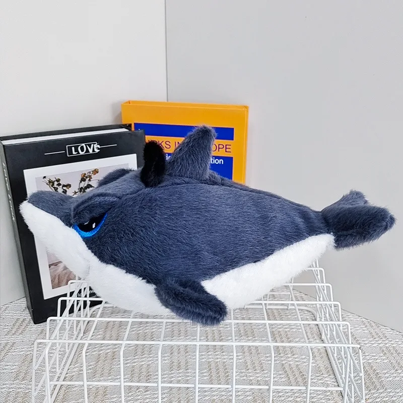 Pirate Great White Shark Plush Doll Bedroom Sofa Ornament Shark Pillow Plush Toy Children's Birthday Christmas Gift