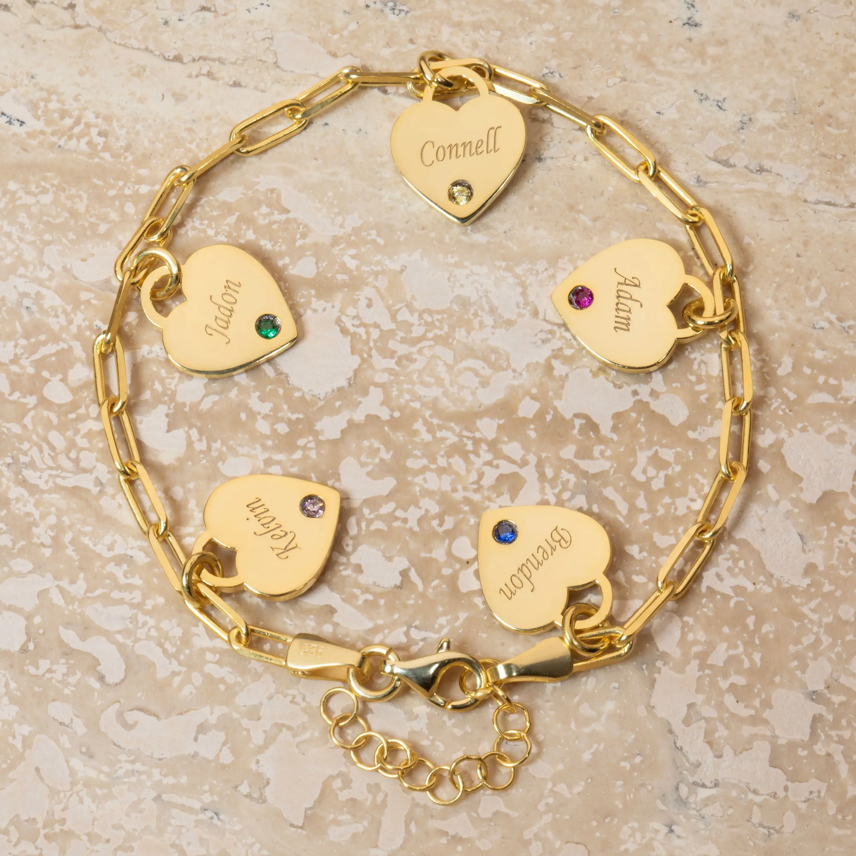 Gemszoo Personalized Birthstone Bracelet For Women
