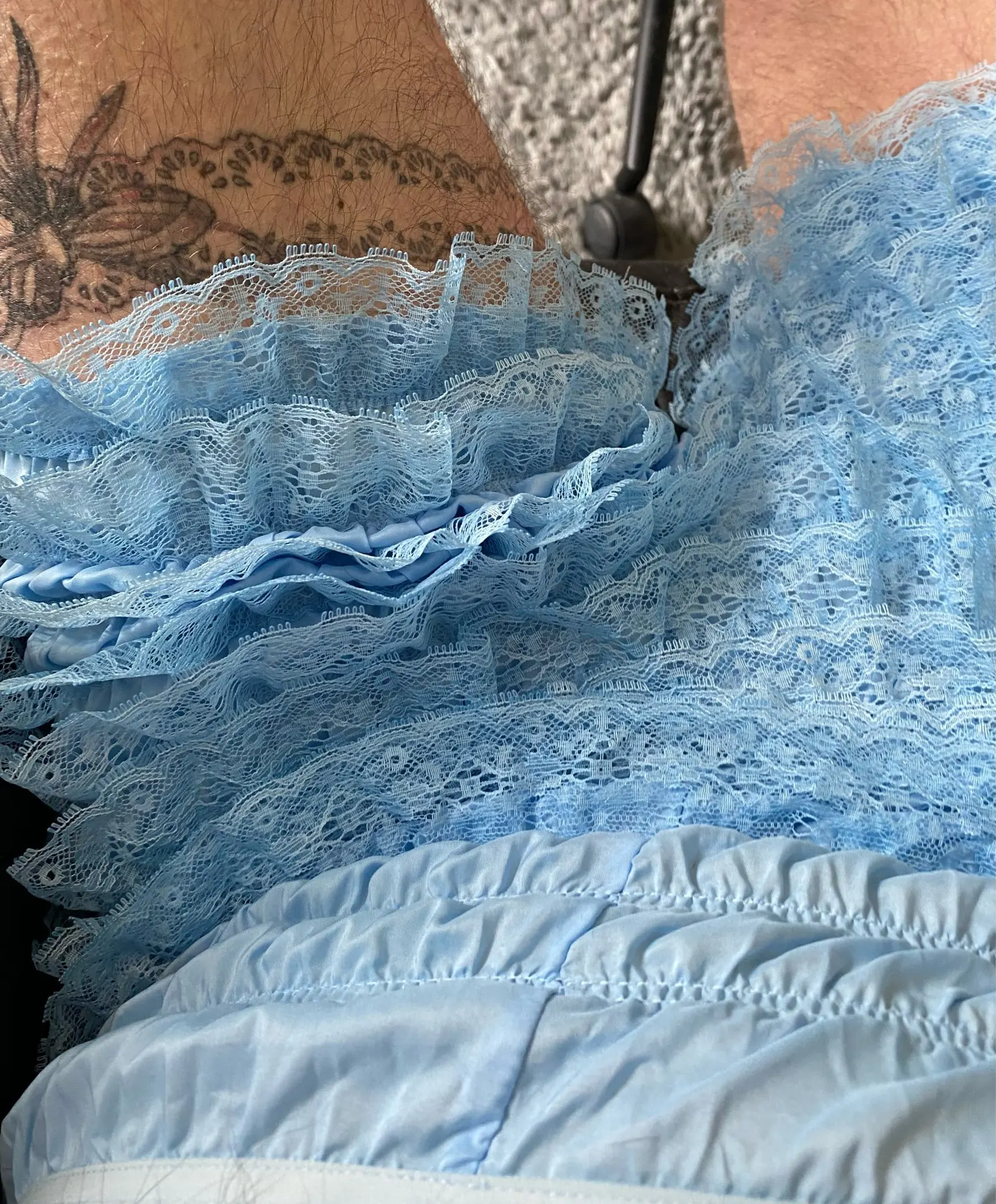 Women’s Y2K Coquette Ruffle Lace Shorts photo review