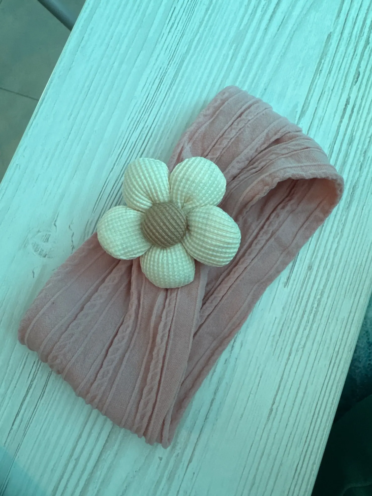 Cute Floral Nylon Baby Headband photo review