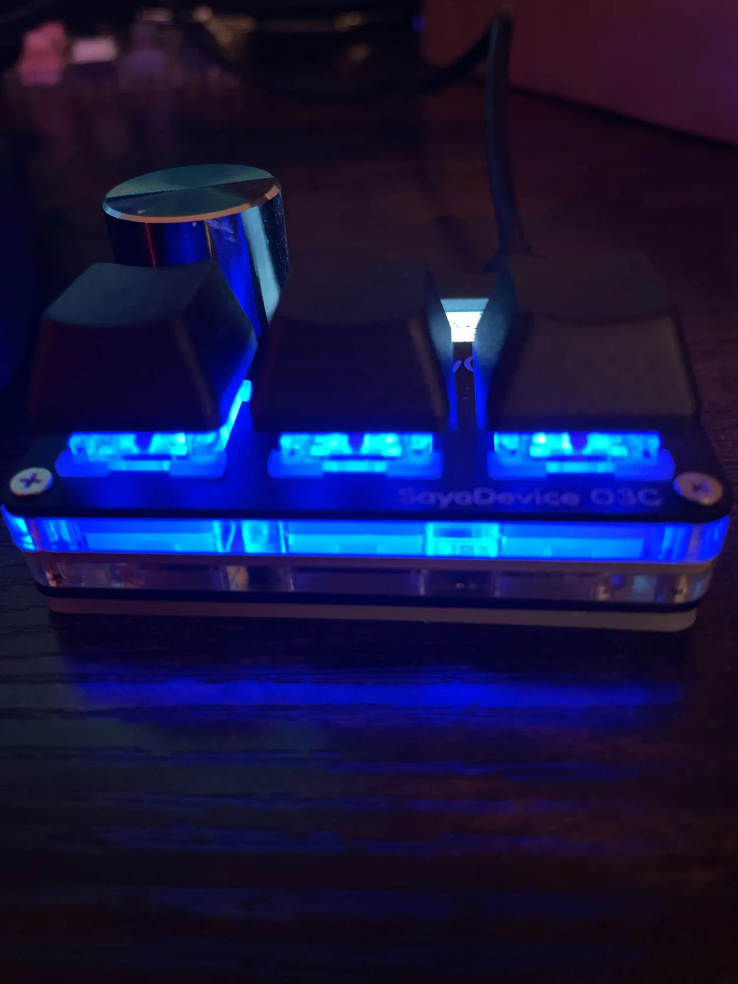 O3C Sayodevice Mini Mechanical Keyboard Pink Switch photo review