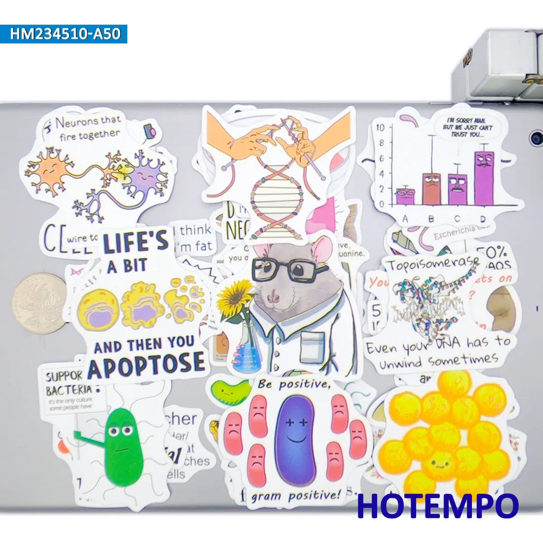 20/30/50 Stück, Aufkleber im Biologie-Stil, Lustige Graffiti, Life-Science-Aufkleber, für Kinder, Sammelalbum, Tagebuch, Gepäck, Laptop, Telefon, Fahrrad, Auto, Gitarre, Helm, Aufkleber Spielzeug – Detail 12