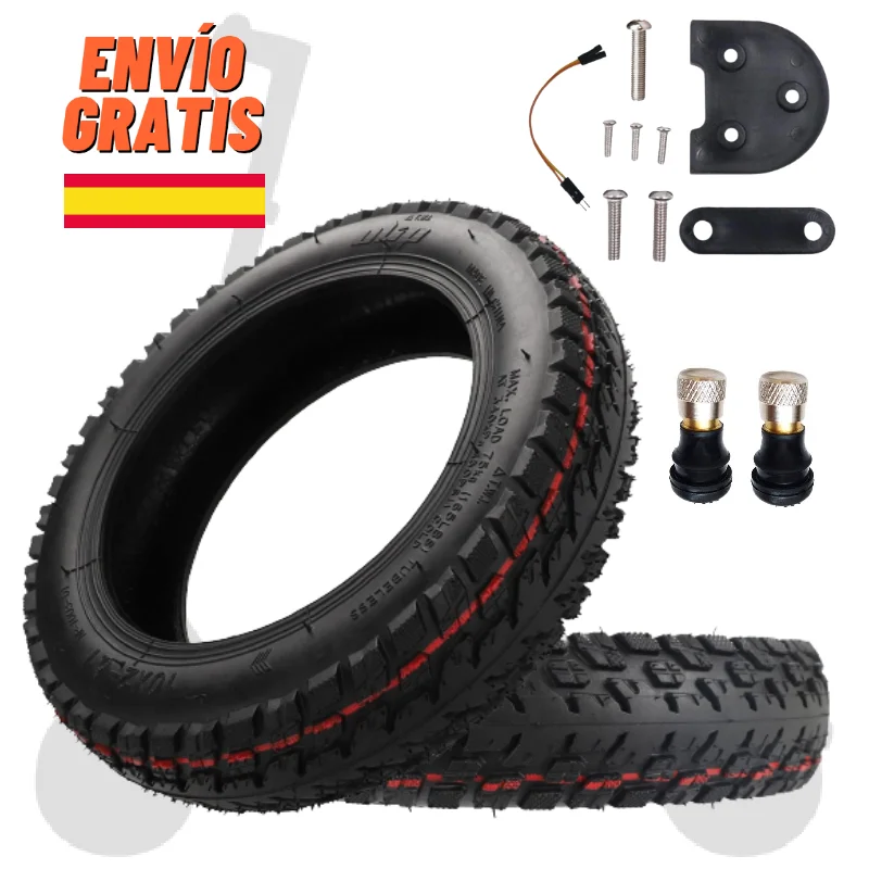 ✅Kit 10 Pollici M365 Tubeless Offroad All Terrain Scooter Xiaomi Pro 2 / 1S / Essential / Mi Scooter 3 Lite / Cecotec Bongo Serie A / Smartgyro Ziro /