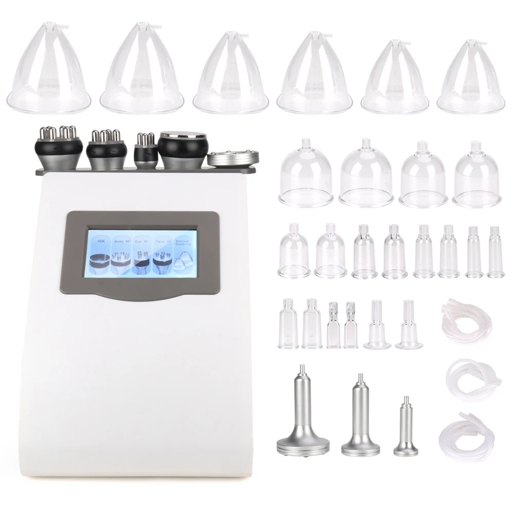 

80K Cavitation RF Body Slimming Machine Breast Massager Enlargement Butt Vacuum Buttocks Lift Beauty Device