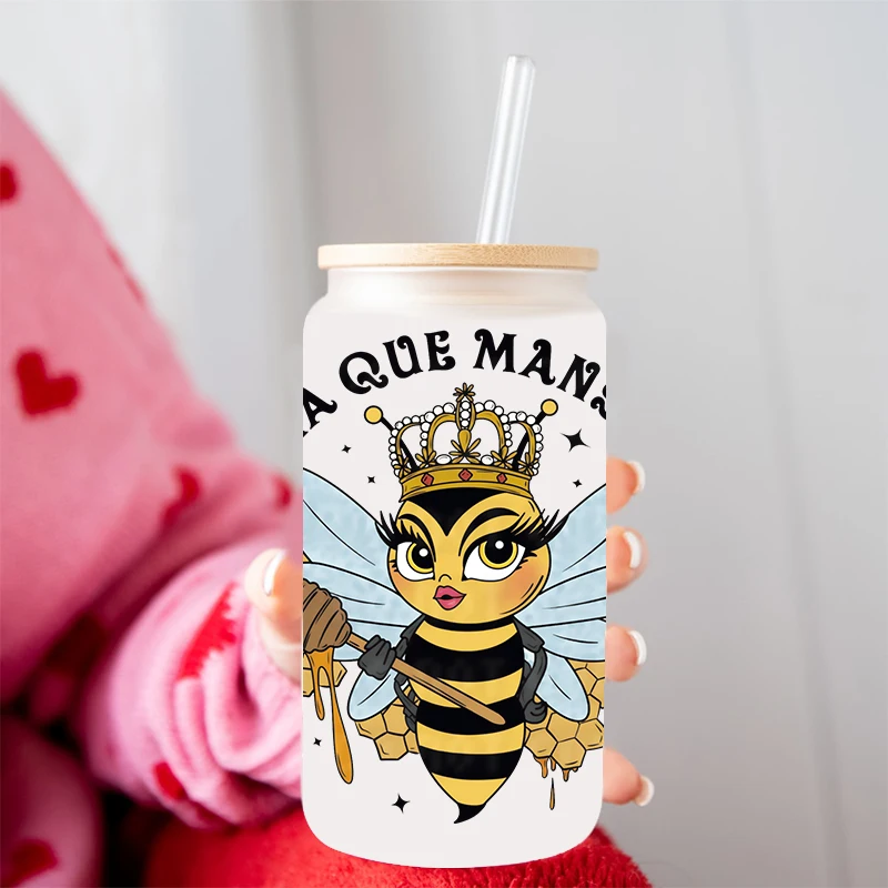 UV DTF Transfer Sticker Animal Flowers For The 16oz Libbey Glasses Wraps Bottles Cup Can DIY Waterproof Decals D11837