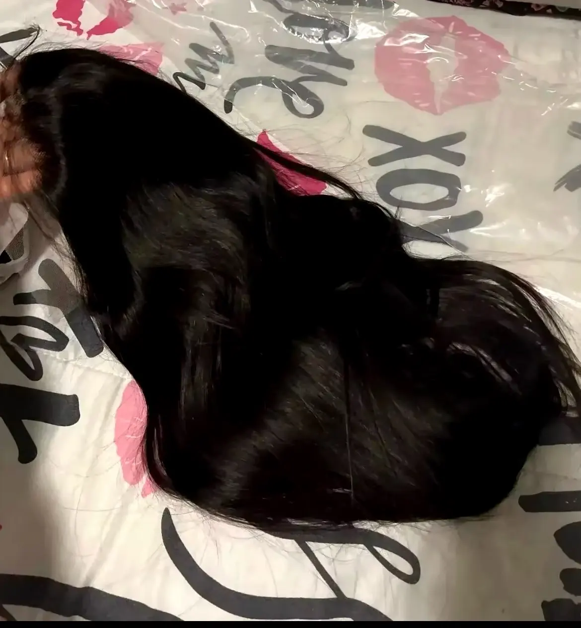 Brazilian Straight HD Lace Wig – 220 Density – One Size photo review