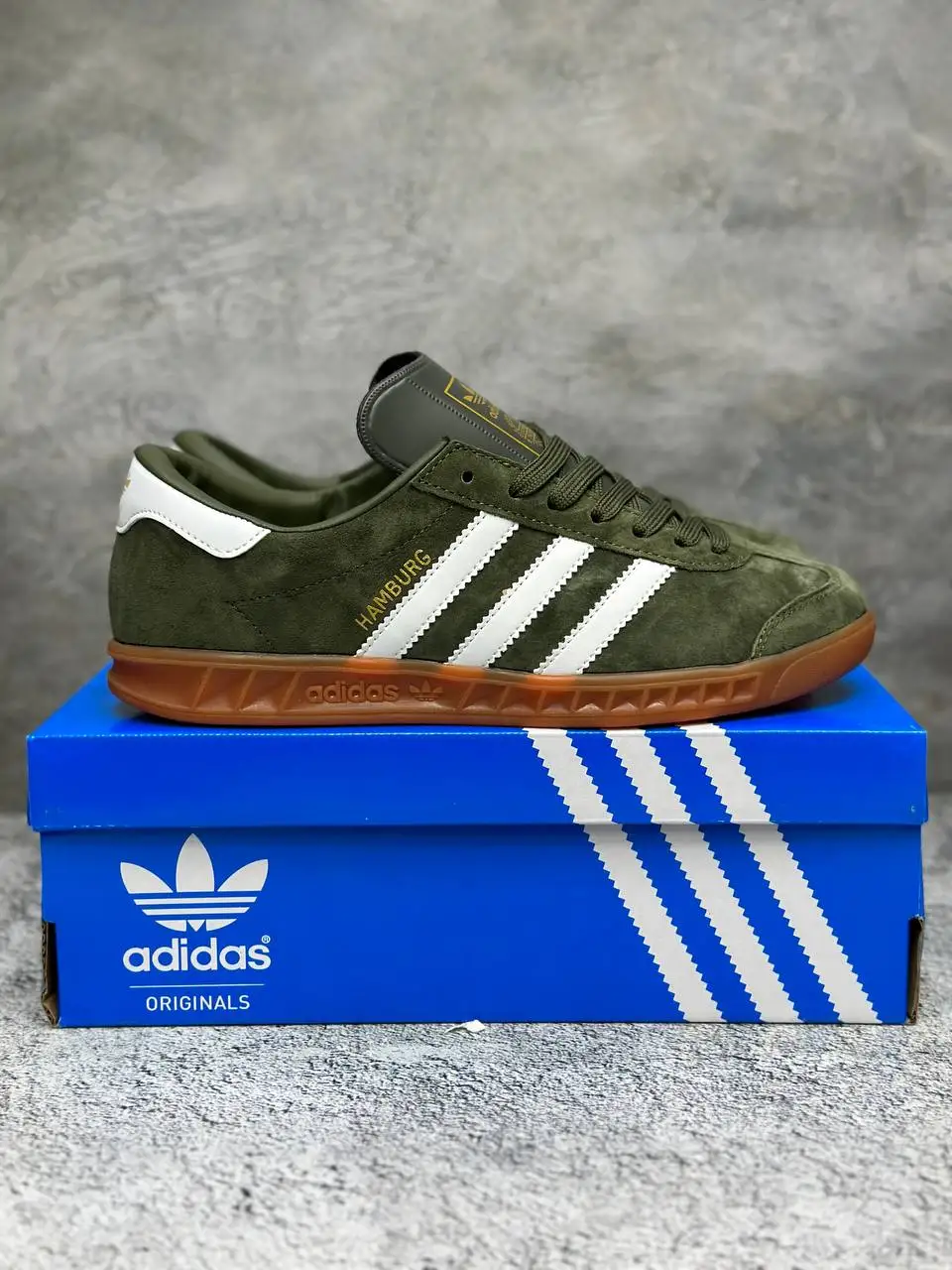 adidas hamburg khaki white exclusive