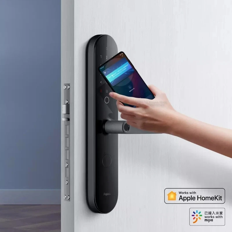 

Aqara N100 Smart Door Lock Fingerprint Bluetooth Password NFC Unlock Works with Mijia Apple HomeKit Smart Linkage with Doorbell
