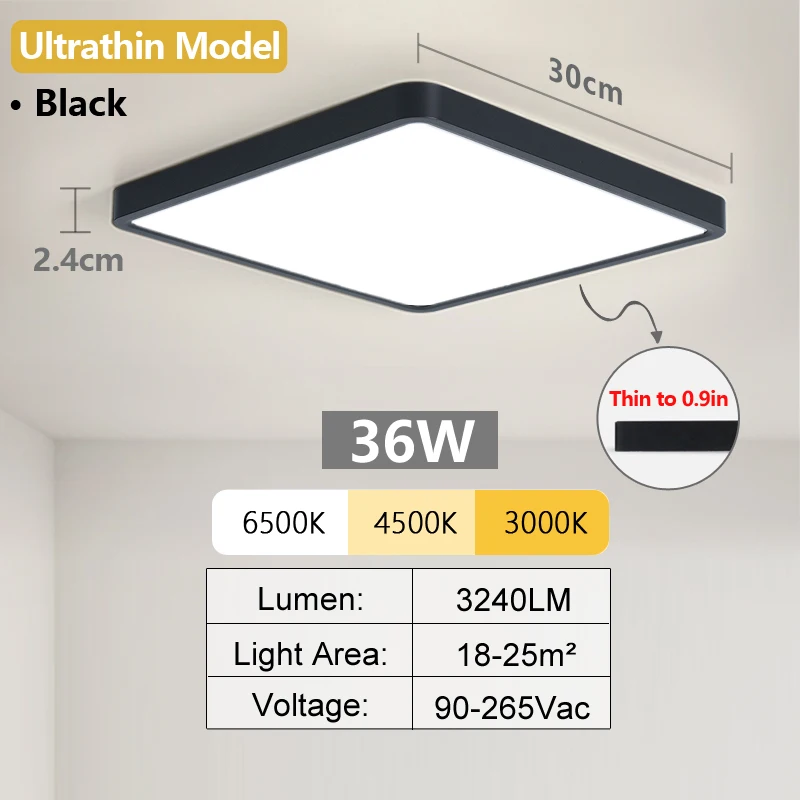 Ultrathin Black-36W