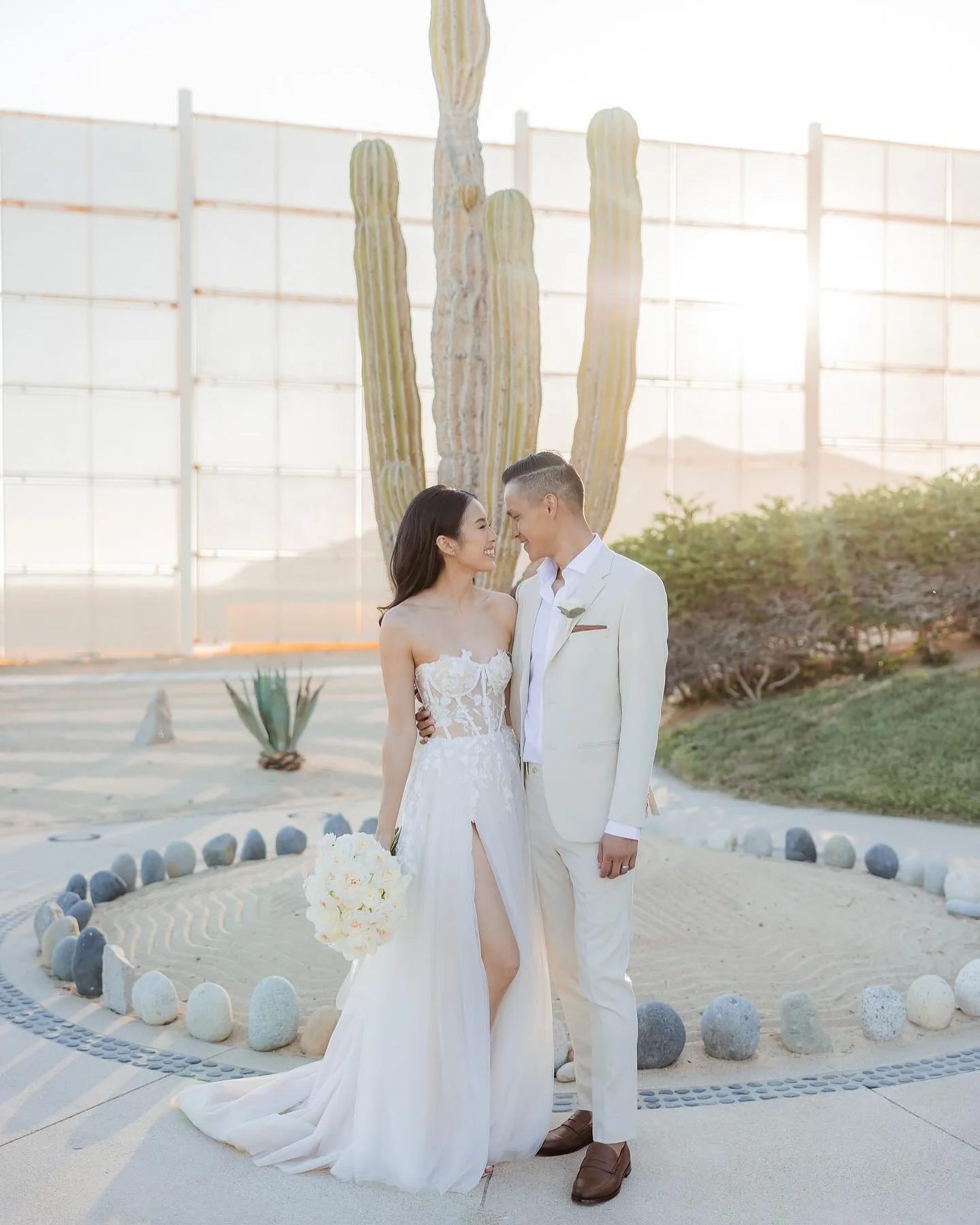 Elegant Tulle A-Line Off Shoulder High Slit Lace Bridal Long Wedding Dresses, WGB006