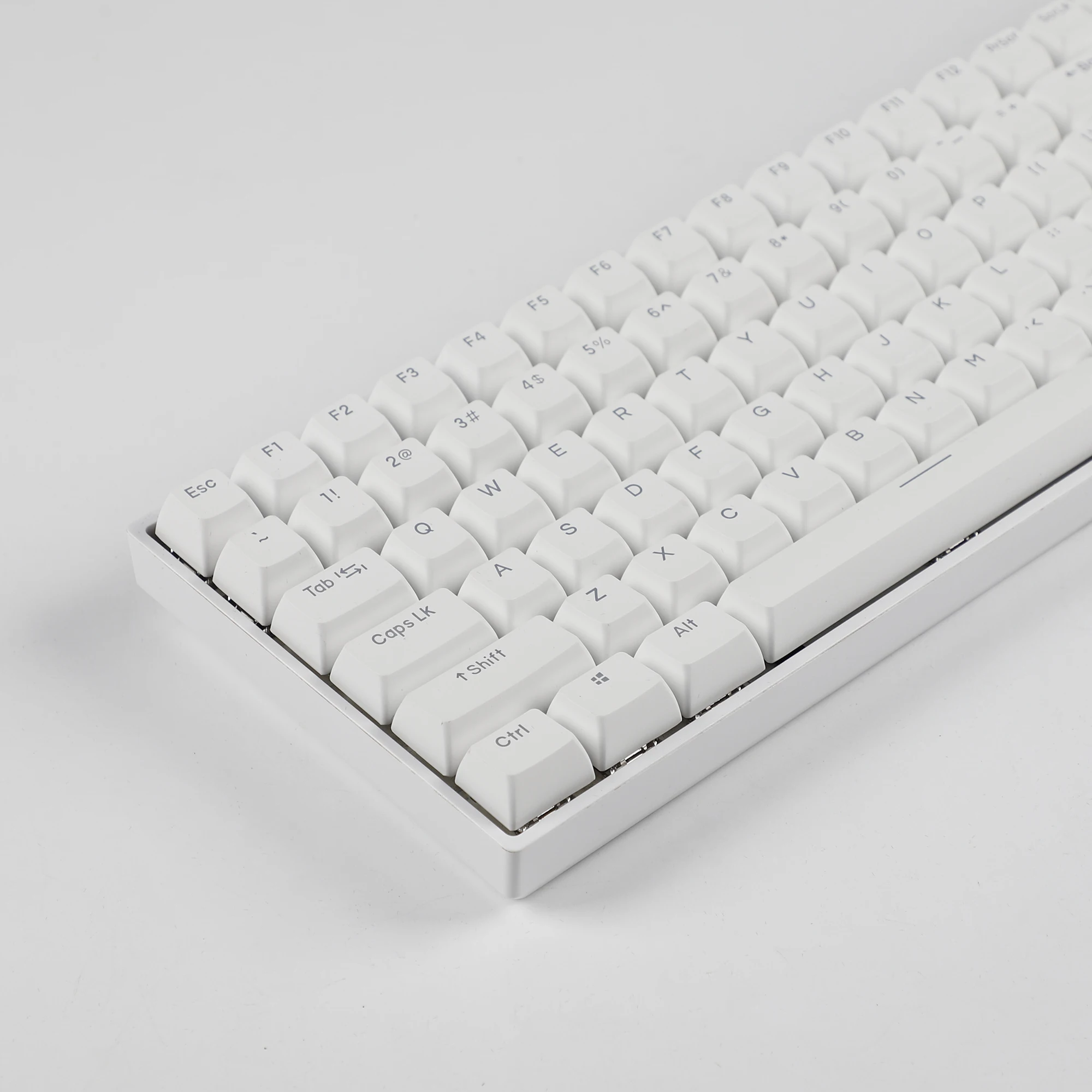 Rsa Forma de Bola Branco Grosso Pbt Duplo Tiro Brilhar Através Backlit Keycaps para mx Teclado Mecânico 108 96 87 84 68 64 61 133 - Imagem 4