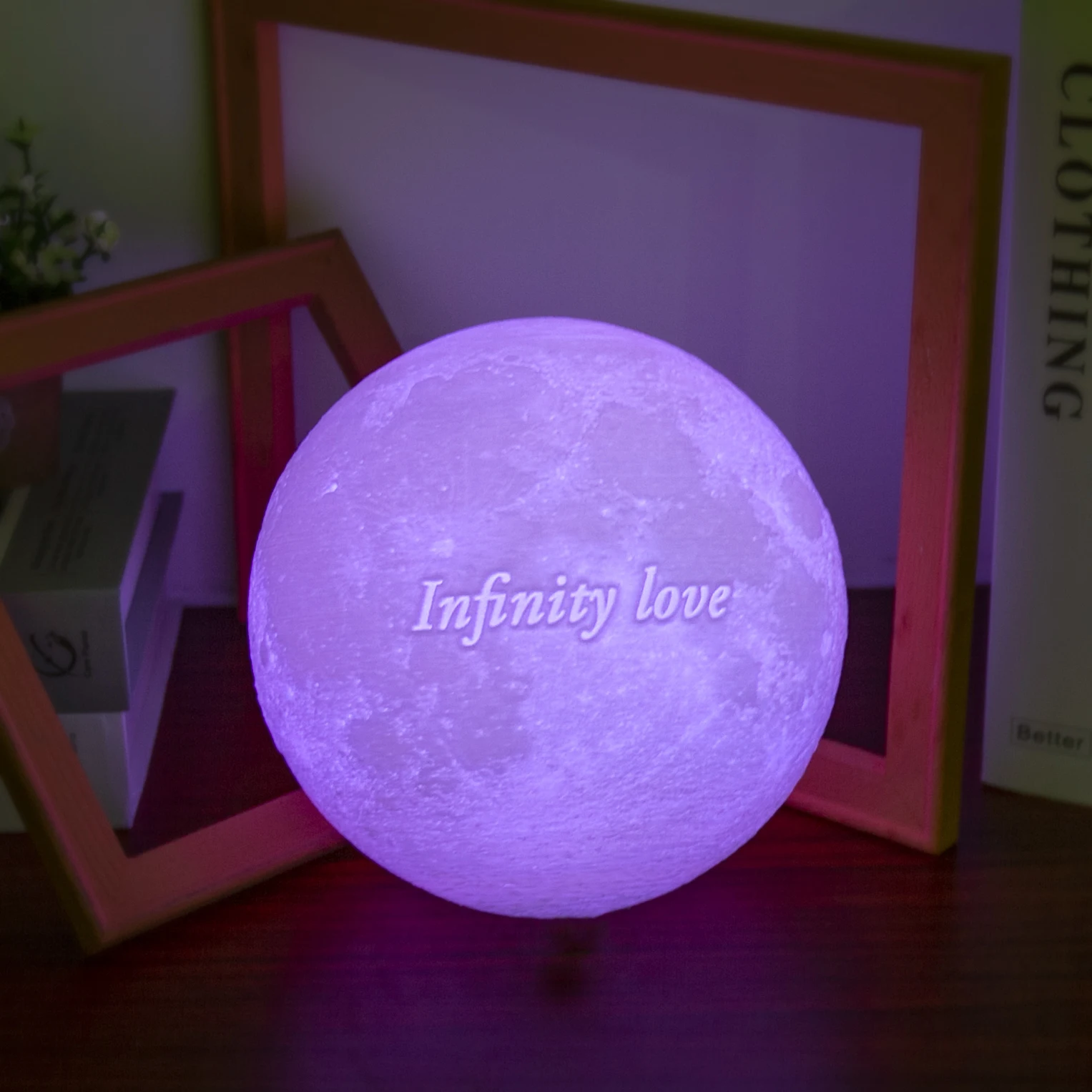 Custom 3D Moon Lamp Light 6