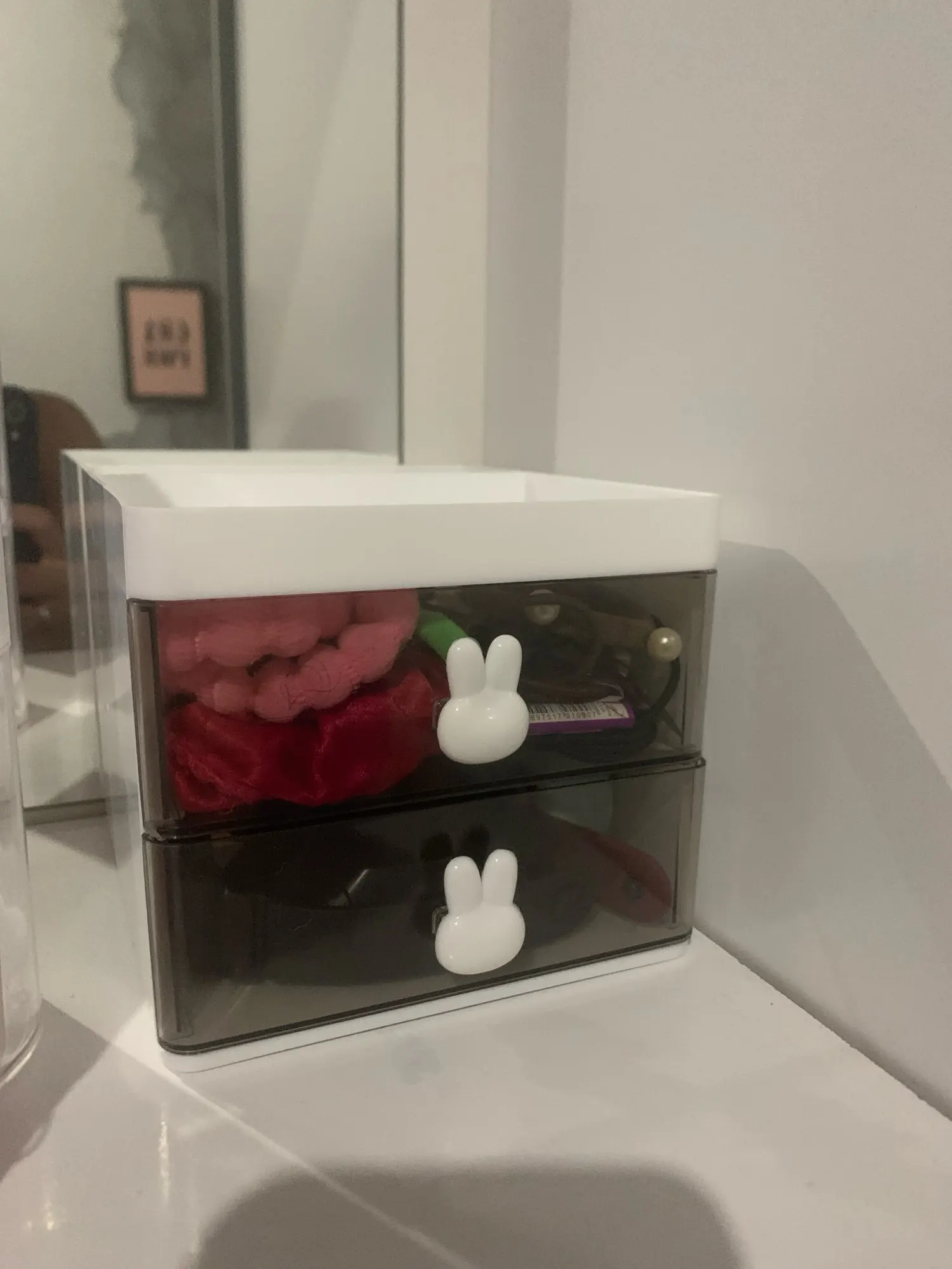 Organizador Mesa Coelho Porta Treco Caneta Gaveta/Maquiagem Escritório Multiuso - Neverdie Store photo review