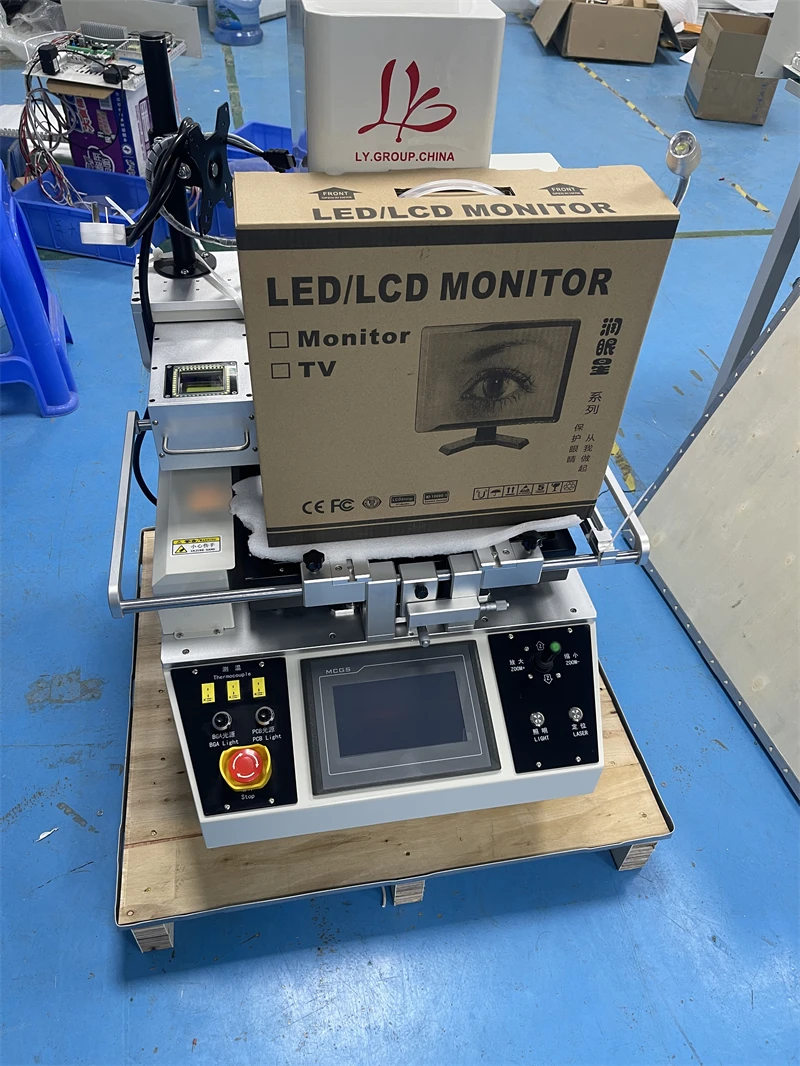 LYBGA 새로운 G700 광학 정렬 BGA 리워크 스테이션 PCB 칩 CI 보드 수리를 위한 열풍 고정밀 납땜 기계