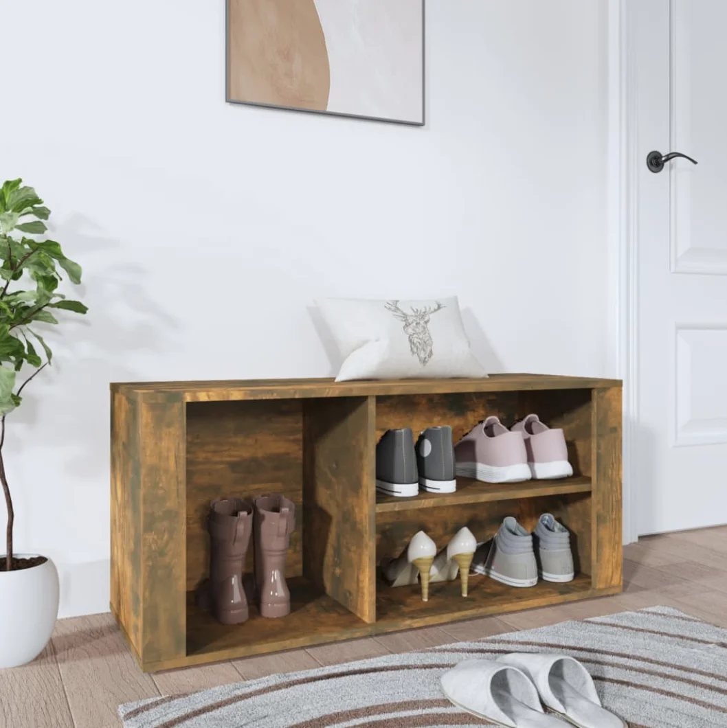 Mueble zapatero madera blanco 100x35x45 cm armario para zapatos mueble de  madera moderno armario organizador mueble de salon mueble vestidor mueble  economico accesorio de hogar - AliExpress