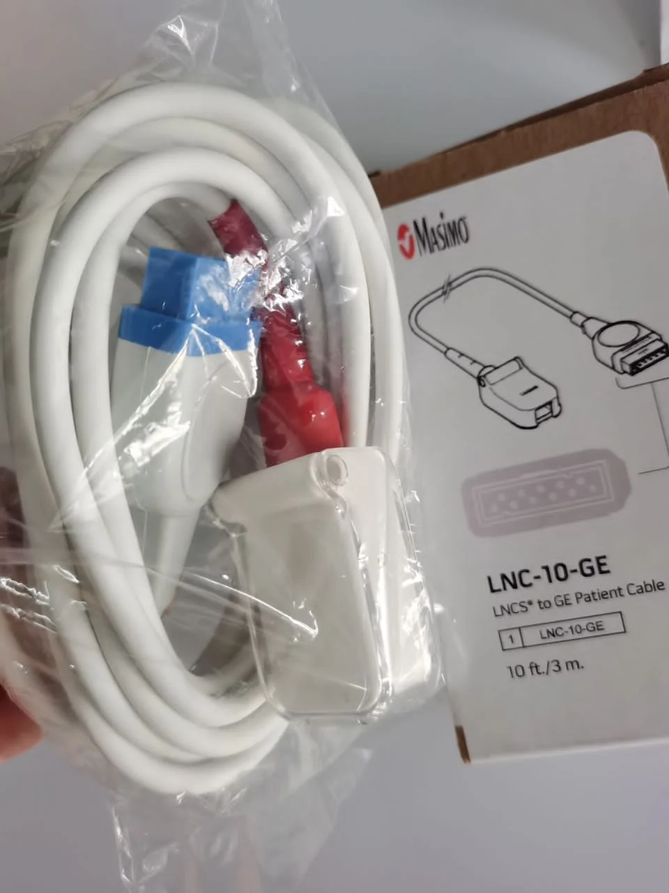 

LNC-10-GE кабель для пациента Masimo новый, оригинальный
