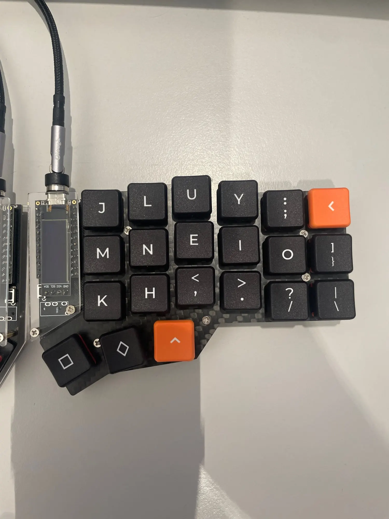 CHOSFOX Low Profile PBT Choc Keycaps for Kailh 1350 Low Profile