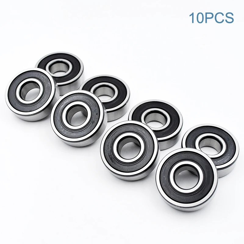 10pcs 6201 2RS ZZ 12*32*10mm Chrome Steel Deep Groove Ball Bearings 2Z DDU Miniature Bearing