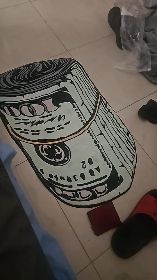Funny Dollar Rug, customer photo