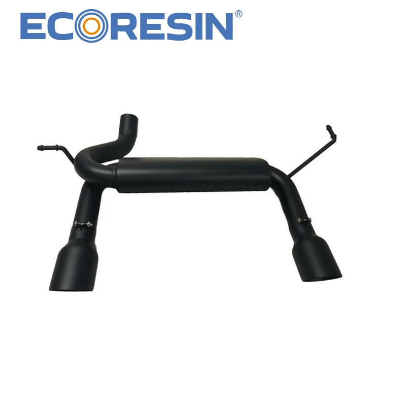 For Wrangler Jeep 2007-JK 4*4 Jeep Exhaust Pipe Muffler System Matte Black Auto Parts Accessories Sahare Rubicon