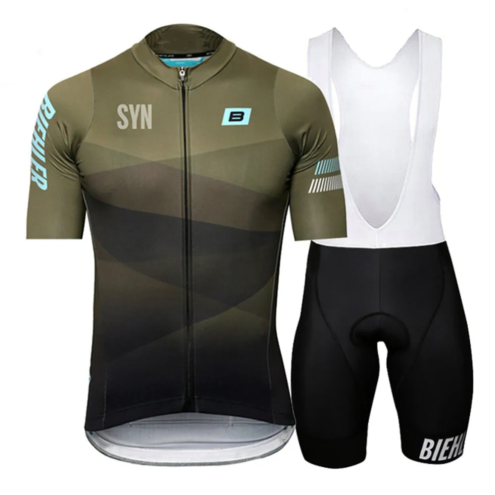 

Biehler 2023 Cycling Jersey Set Summer Road Bike Shirts Suit Bicycle Bib Shorts MTB Pants Sportswear Ropa Maillot Clothing
