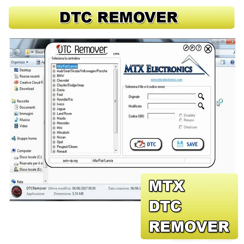 DTC Remover 2022 for KESS KTAG FGTECH OBD2 Soft MTX DTC v1.8.5 ECU ...