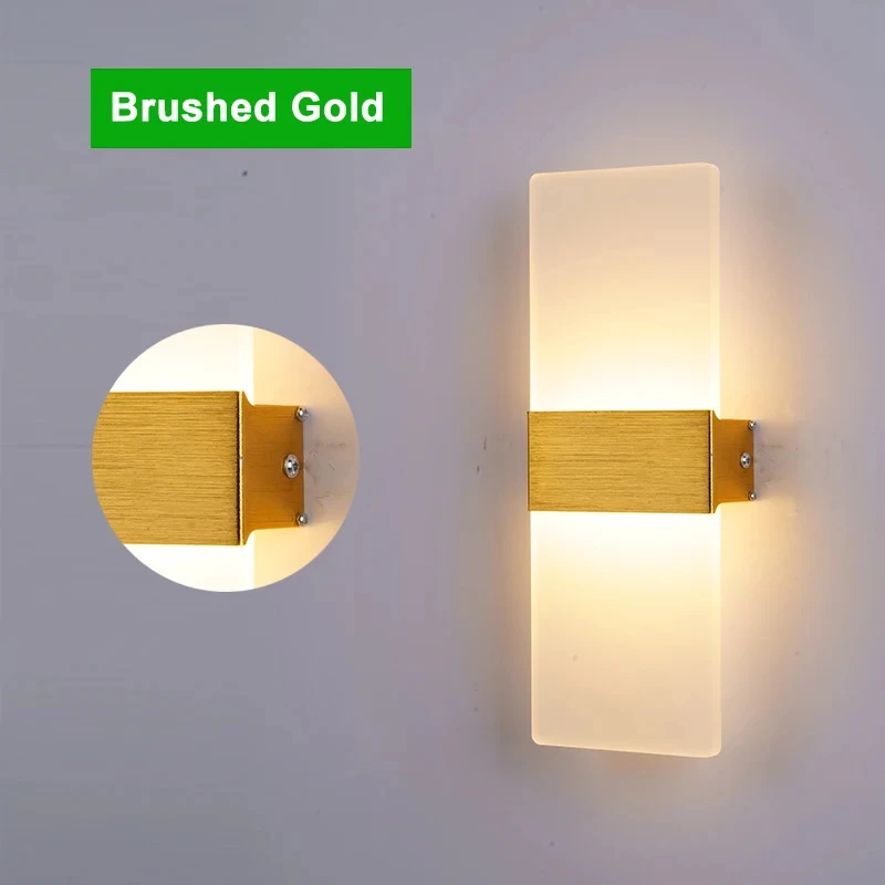 

LED Wall Light 220V 110V Bedroom Bedside Light Living Room Balcony Aisle Wall Lamp Corridor Wall Sconce Lamp