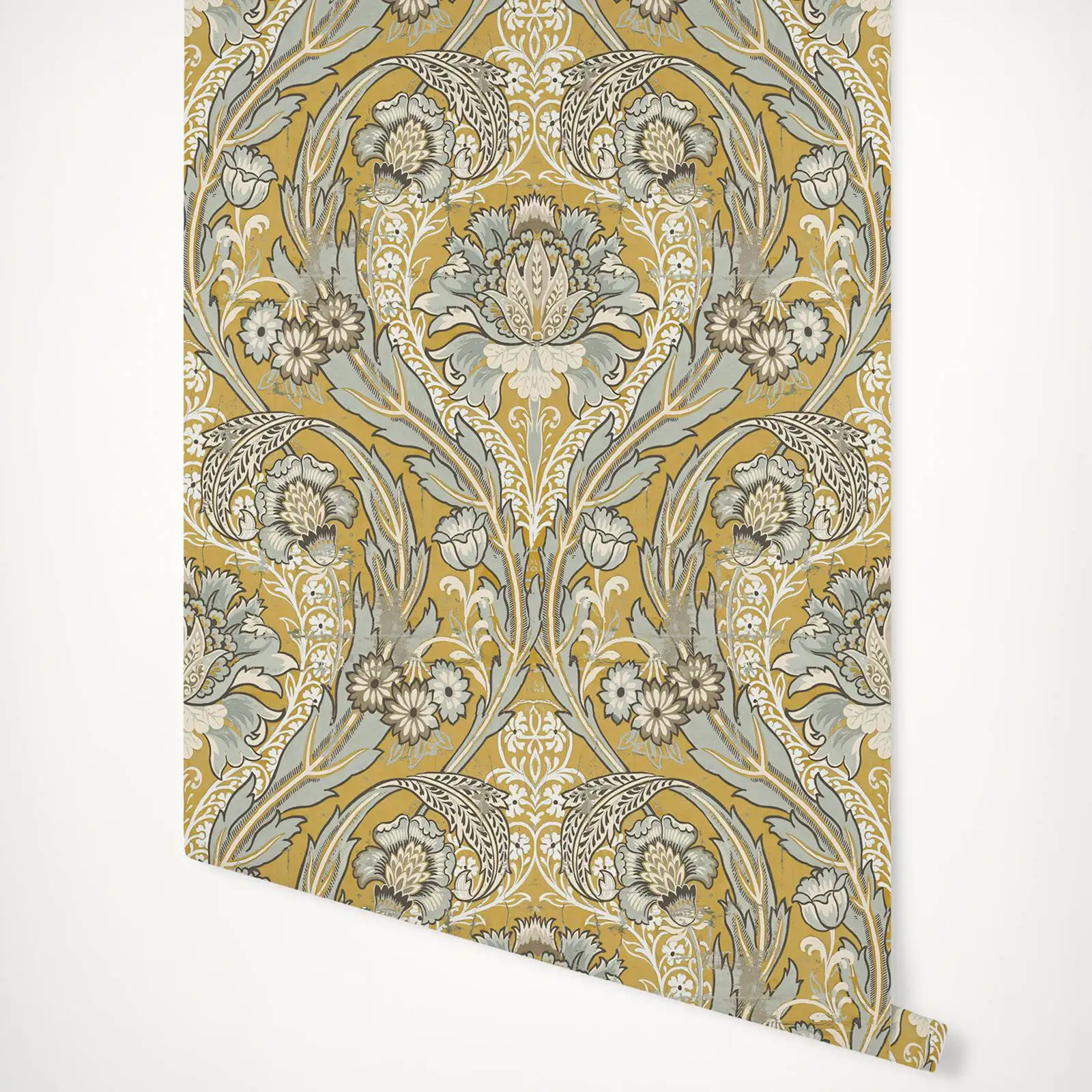 morrissey peel and stick wallpaper gold honeycomb 01