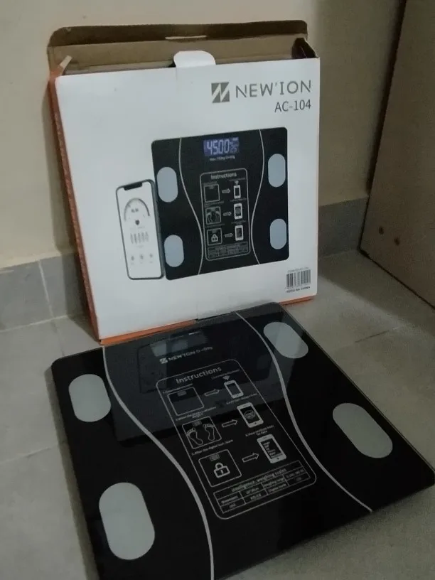 Balança Corporal Bioimpedância Profissional Bluetooth - Neverdie Store photo review