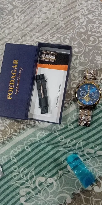 POEDAGAR Luxury Men's Quartz Watch photo review