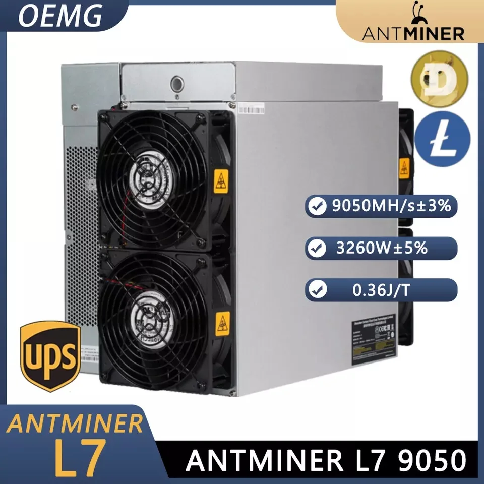 

См. Antminer L7 9050M Doge, Майнер для монет и жидкоинов