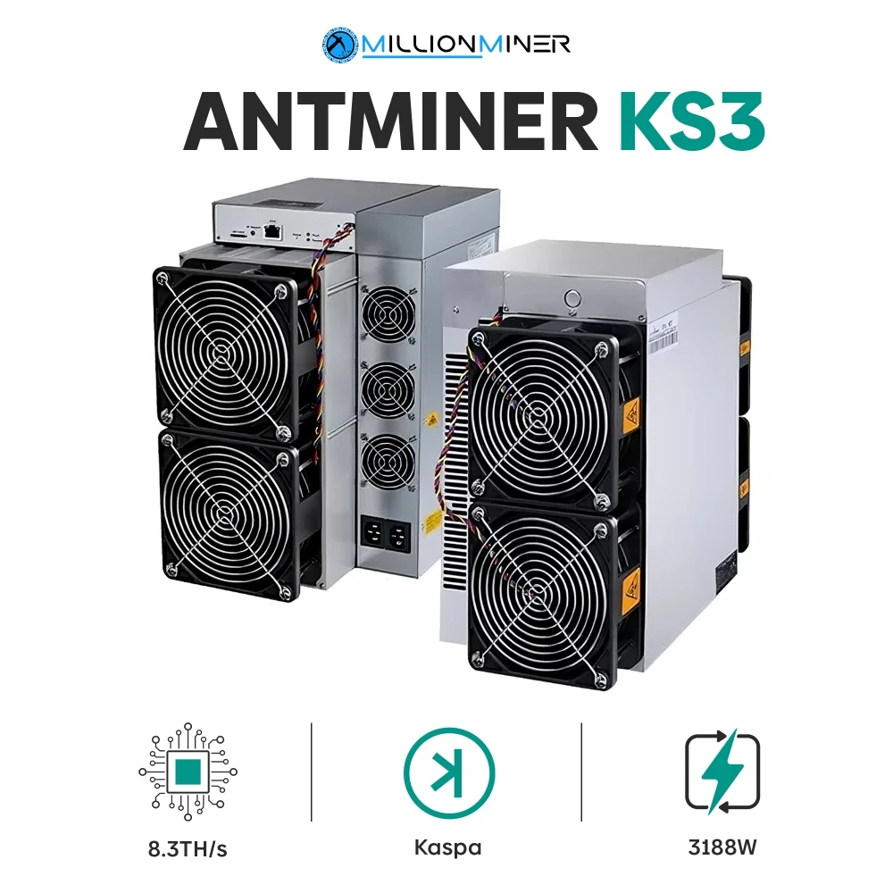 

Большая скидка на продажи Bitmain Antminer KS3 8.3Th Kaspa Miner