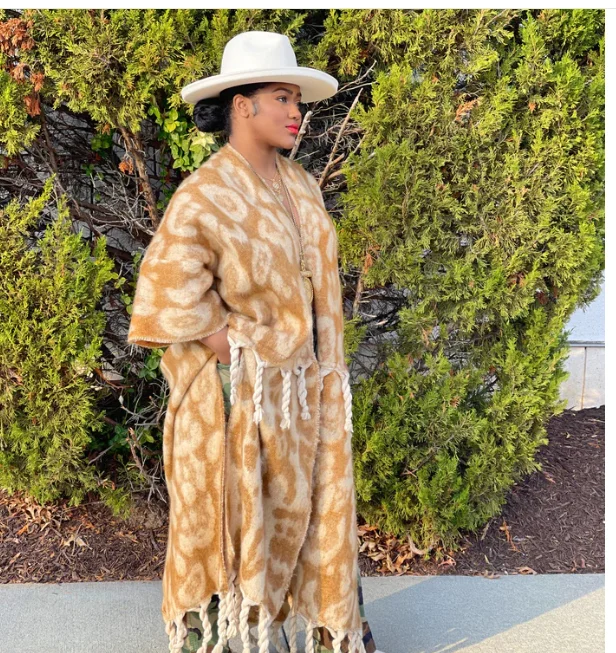 New Europe Fashion Women's Autumn Winter Fuzzy Long Cardigans African Blogger Oversized Open Front Loose Kimonos