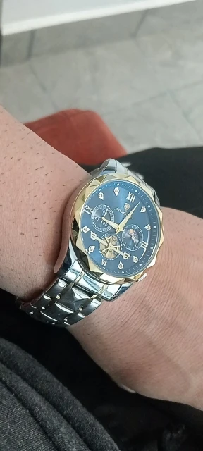 POEDAGAR Luxury Men's Quartz Watch photo review